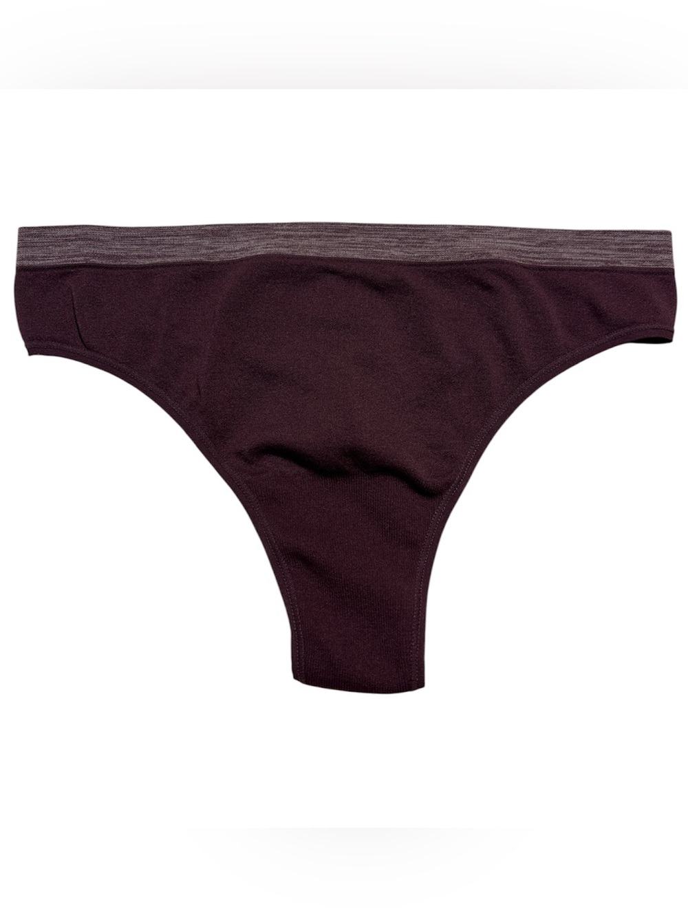 Hanes Women’s Seamless Thong - Plum - Size 5 Small